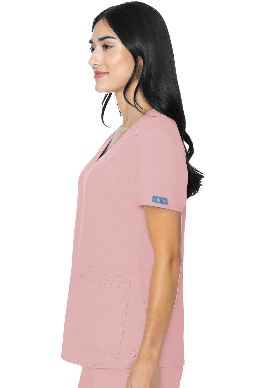 MedCouture 3 Pocket Top (Perfectly Pink)