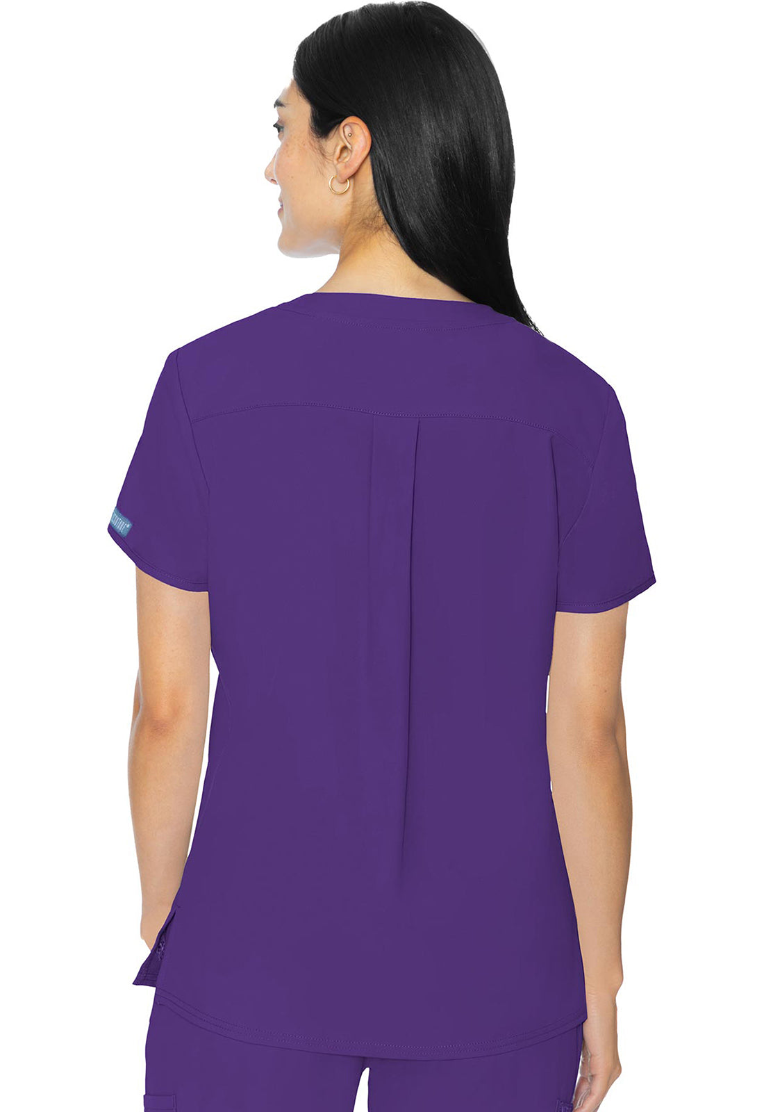 MedCouture 3 Pocket Top (Grape)
