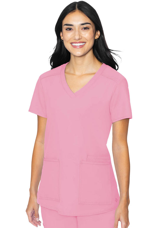 MedCouture 3 Pocket Top (Taffy)