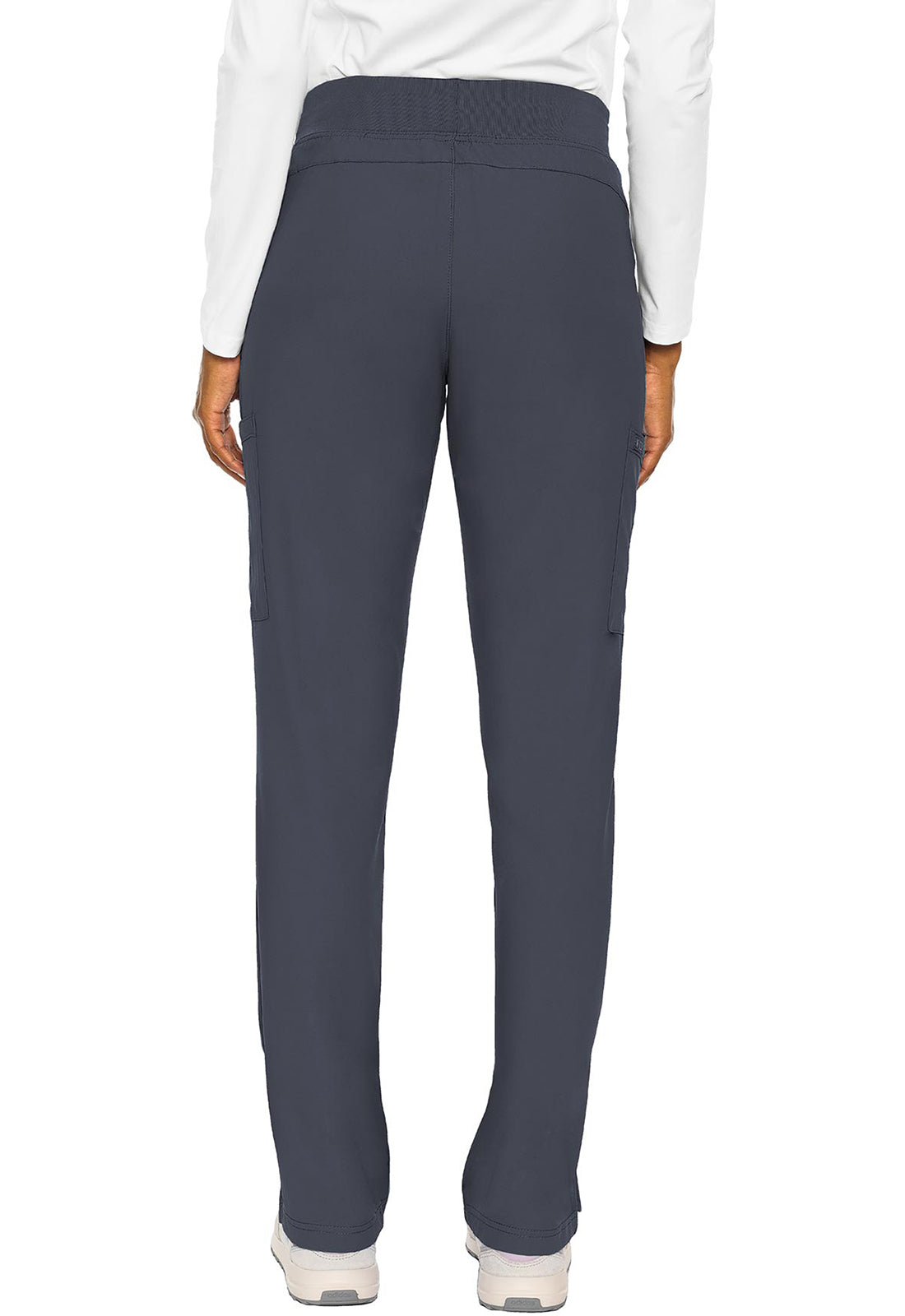 MedCouture Zipper Pant Straight (Pewter)