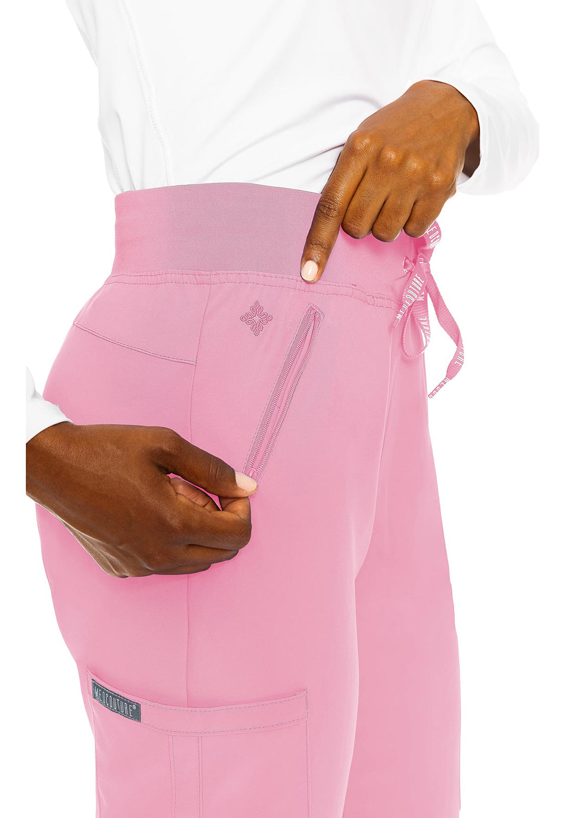MedCouture Zipper Pant Straight (Taffy)